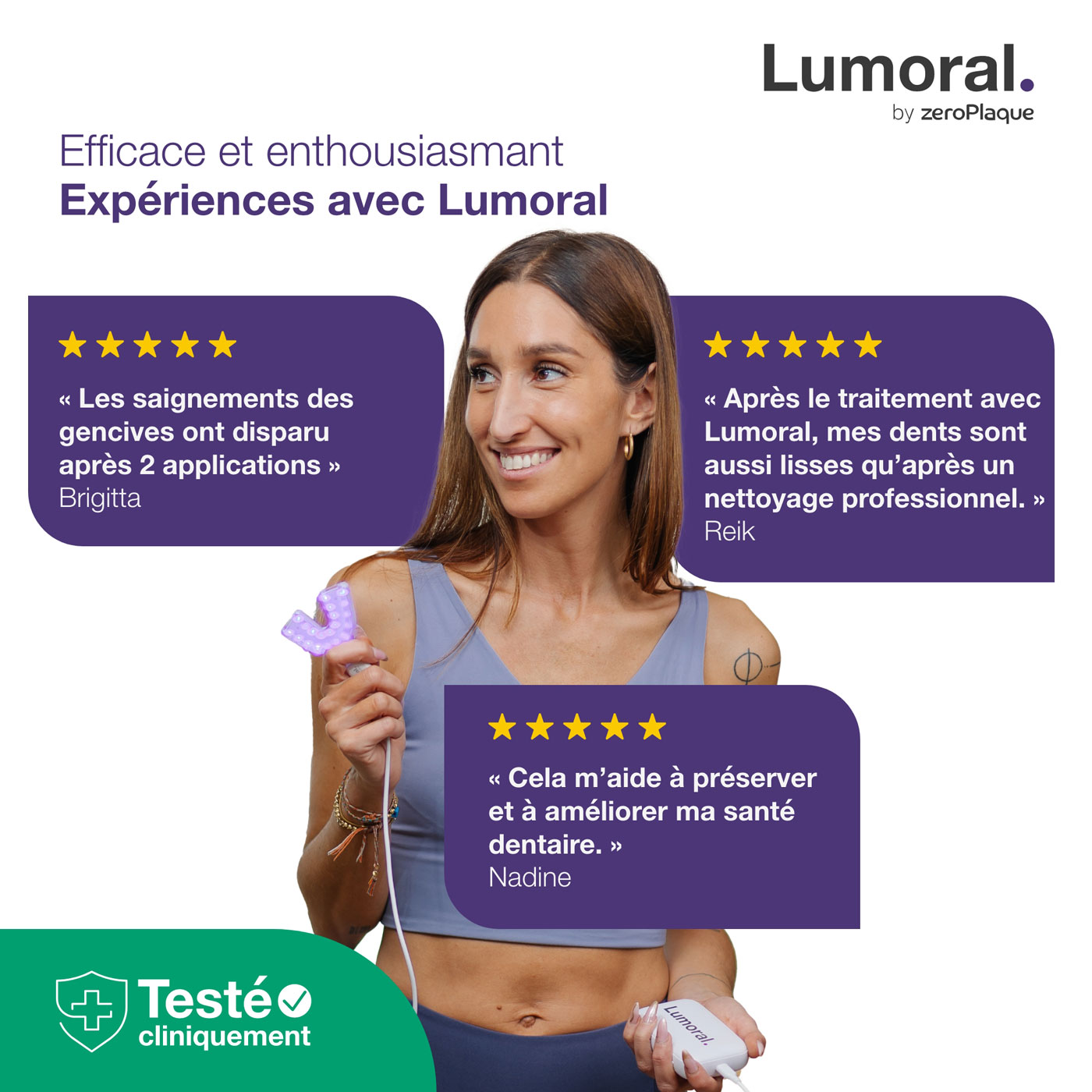 Couvercle pour embout Lumoral